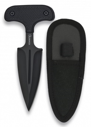 Dague push-dagger 15cm couteau noir - ALBAINOX.