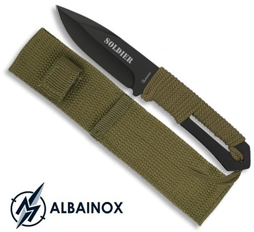 Couteau soldat militaire 21,5cm - Full tang tout acier