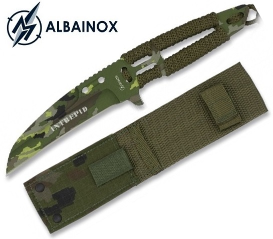 Couteau full tang acier 21,2cm militaire - ALBAINOX