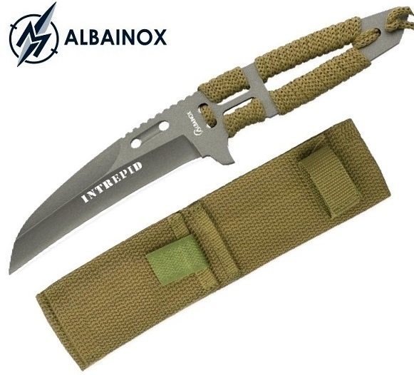 Couteau full tang acier 21,2cm ALBAINOX - militaire