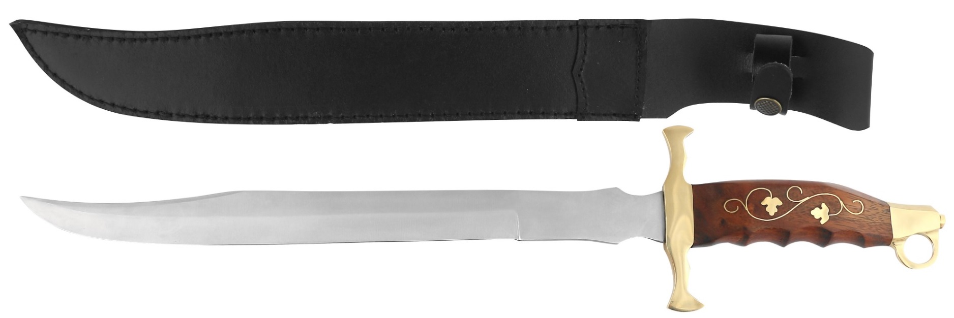 Poignard épée 49cm Ringwali - Bois et laiton