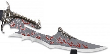 Dague collection 47,5cm Dragon - Poignard arme décoration.