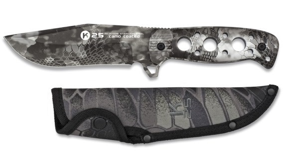 Poignard couteau 24,7cm full tang titane K25 Cobra.