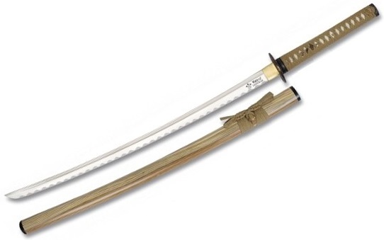 Coffret katana 105cm avec lame carbone - accessoires.