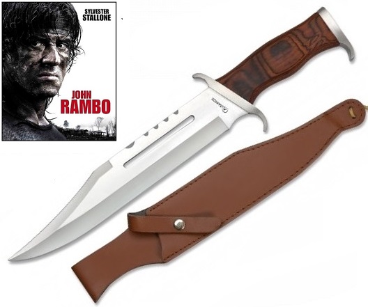 Grand poignard 41,2cm de chasse - Couteau RAMBO bowie