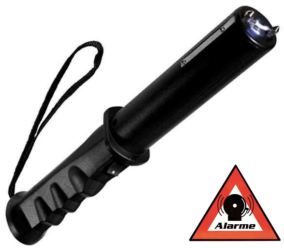 Matraque taser 850 000 volts LED Alarme + étui