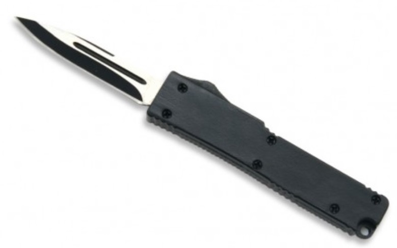 Couteau automatique à cran d'arrêt 13,2cm compact