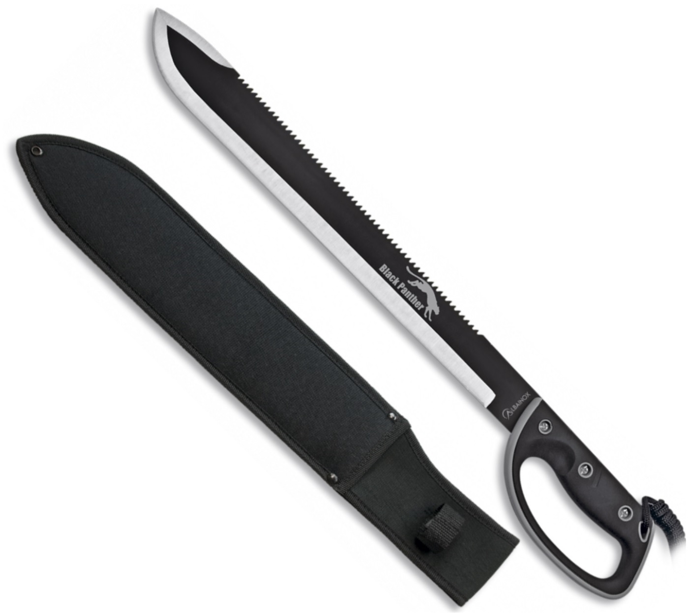 Machette black panther 61,5cm coupe-coupe garde main