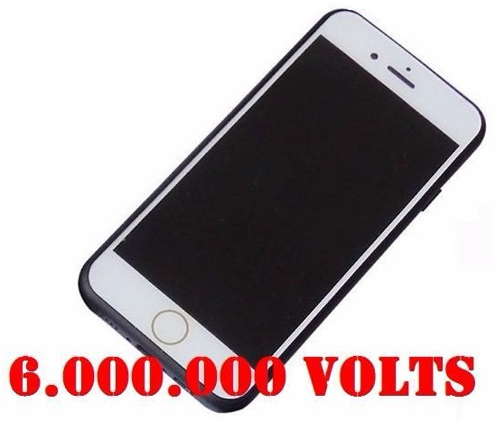 Téléphone taser électrique + alarme - Tazer 6 000 000 volts !