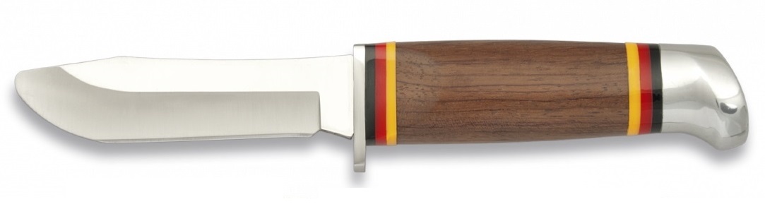 Couteau compact 17,5cm ALBAINOX manche bois et alu.