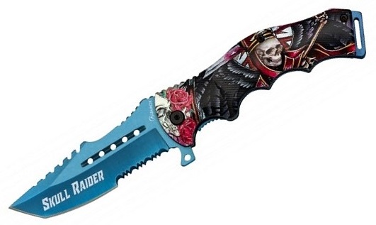 Couteau pliant 21,5cm Skull Raider ALBAINOX