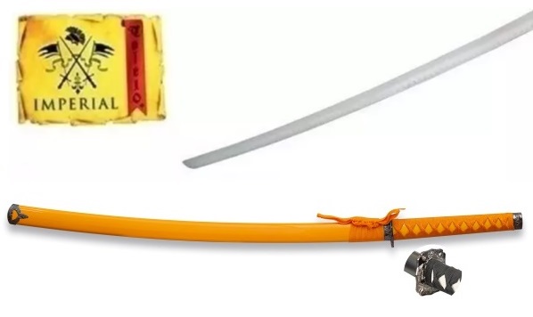 Katana tranchant arme 93,5cm orange IMPERIAL