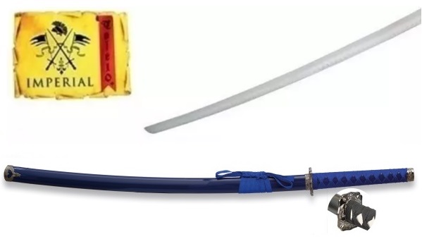 Katana tranchant arme 93,5cm bleu IMPERIAL