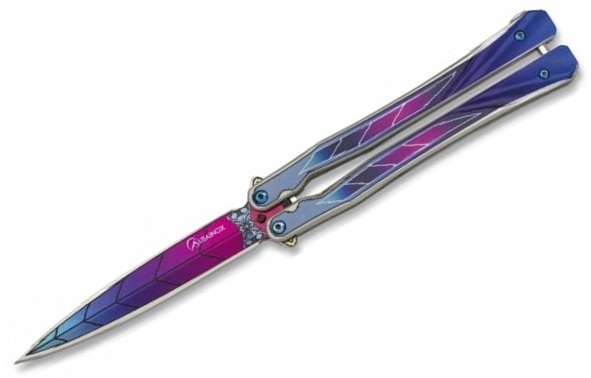 Couteau papillon balisong 23cm design ALBAINOX