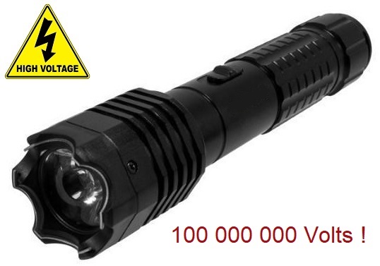 Taser shocker police - Tazer puissant 100 000 000 volts !