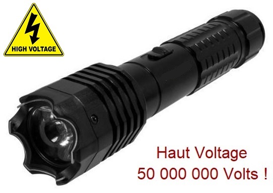 Taser shocker police - Tazer puissant 50 000 000 volts !