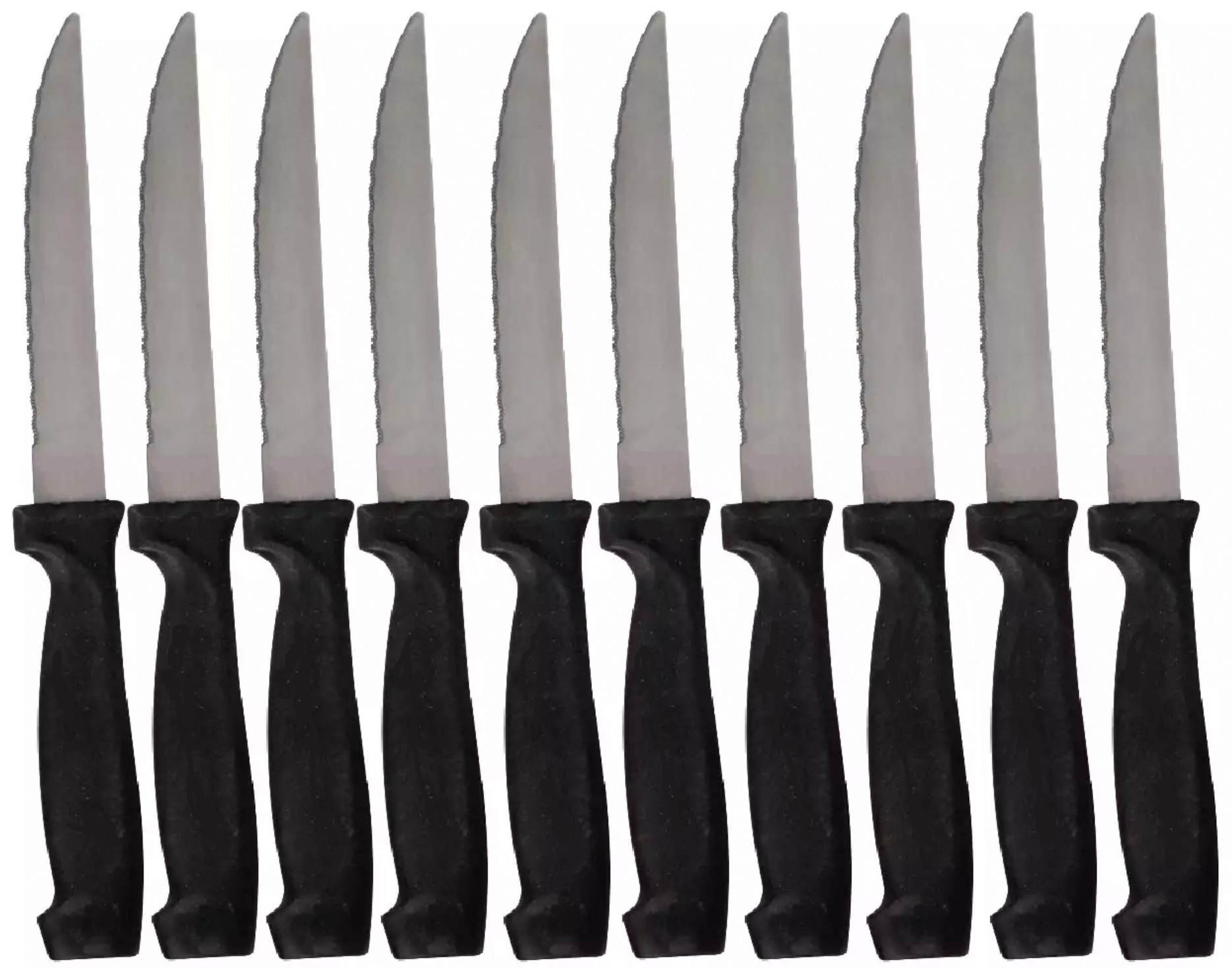 Lot de 10 couteaux de table lame inoxydable