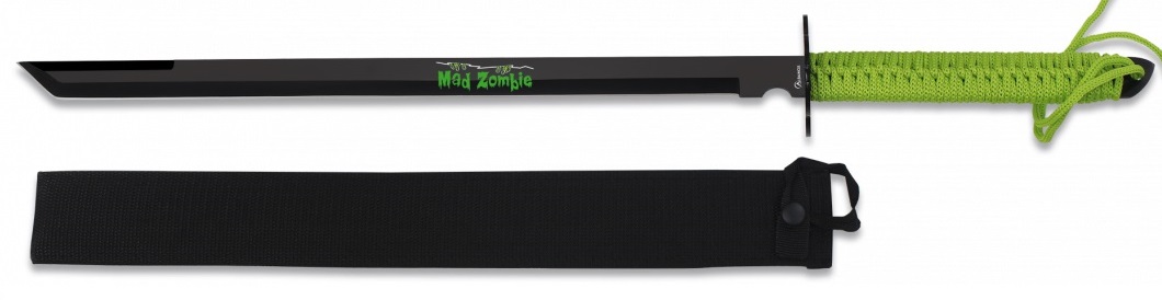 Katana Zombie 68,5cm full tang tout acier ALBAINOX.