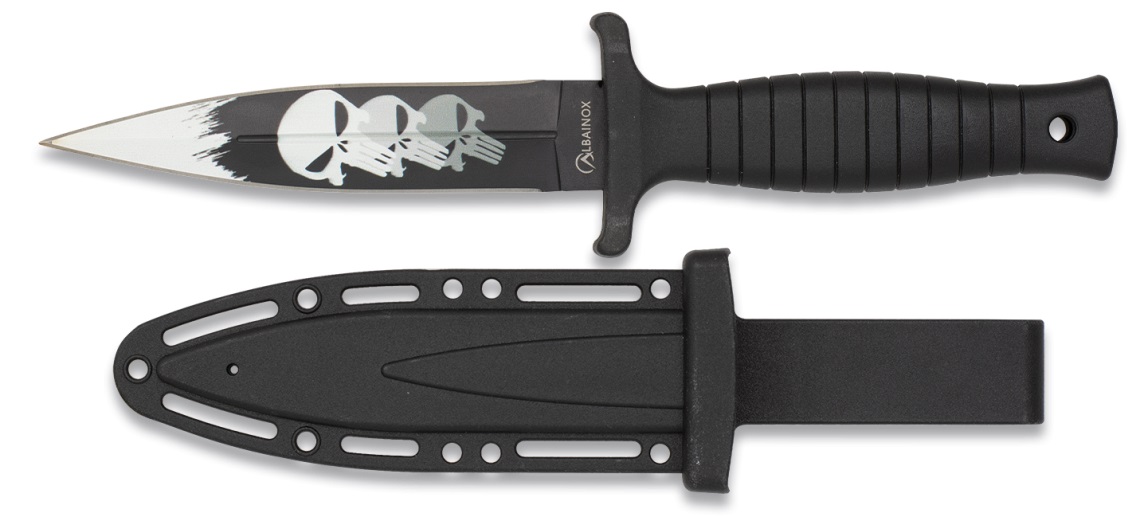 Dague couteau tactique 23cm The Punisher ALBAINOX.
