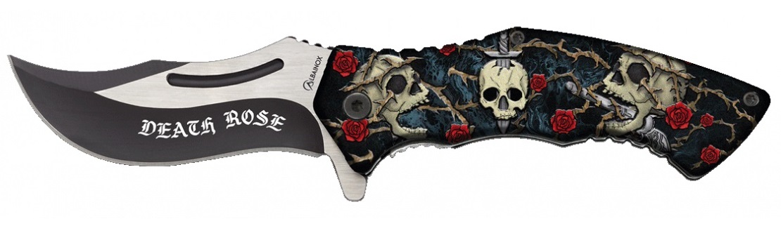 Couteau pliant 20cm Death Rose ALBAINOX.