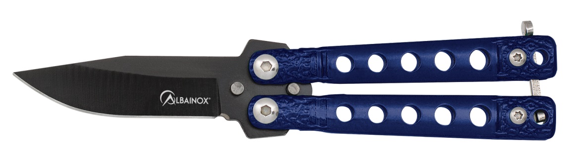 Petit couteau papillon balisong 12,5cm compact ALBAINOX.