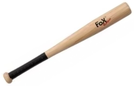 Batte de baseball 45,7cm en bois résistant FOX