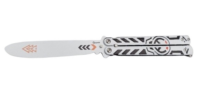 Couteau papillon balisong 21,5cm idéal entraînement.