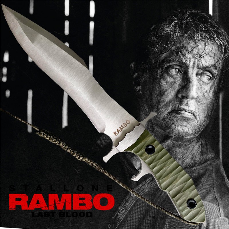 Poignard RAMBO couteau 38cm officiel Film Partie V