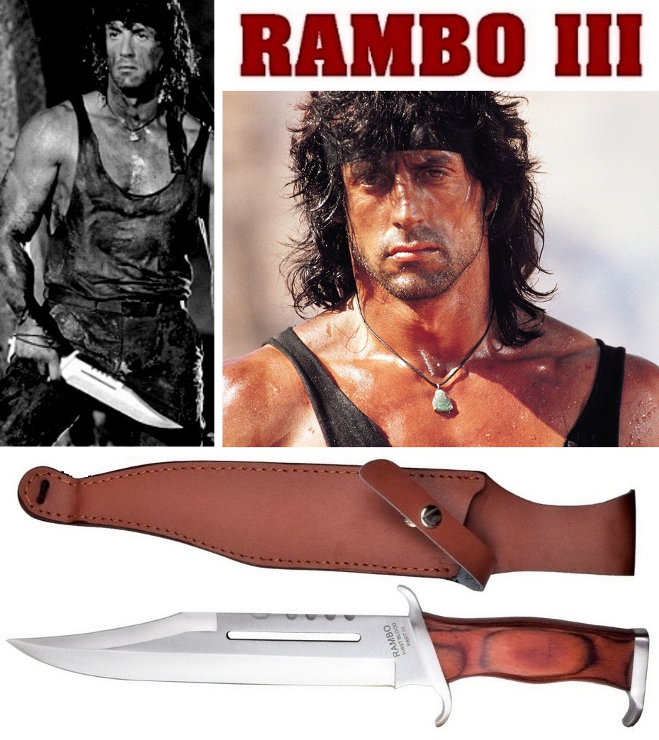 Poignard RAMBO couteau 42cm officiel Film Partie III