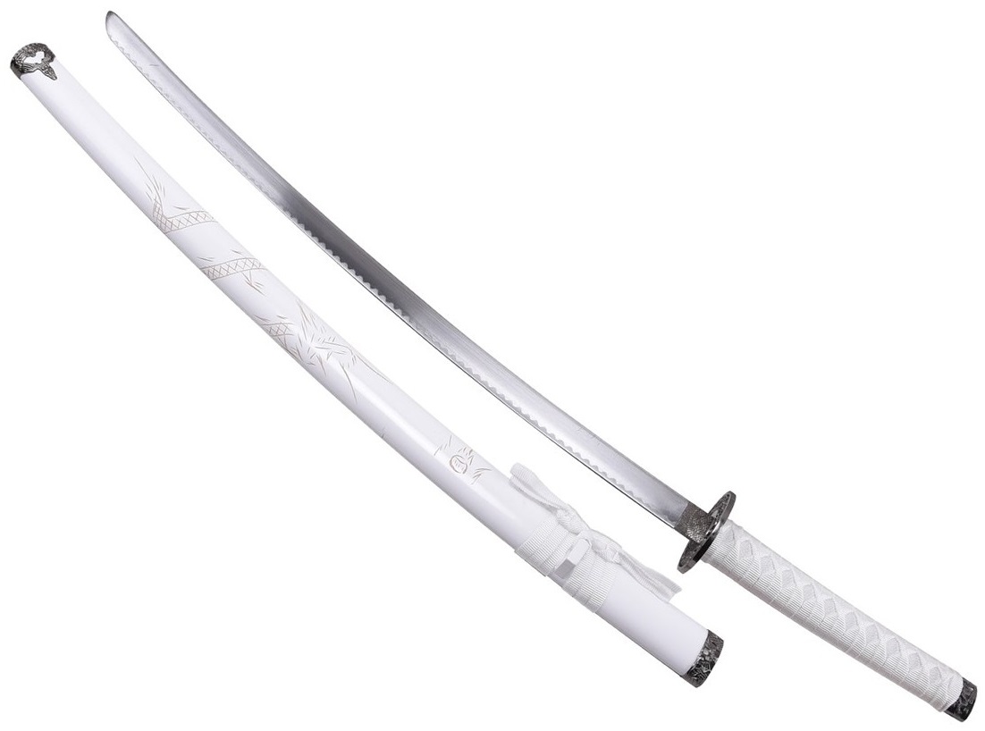 Katana arme 92,5cm blanc design