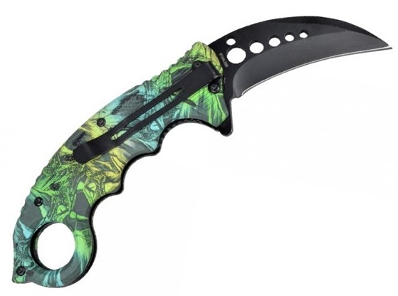 Couteau Karambit 19cm pliant