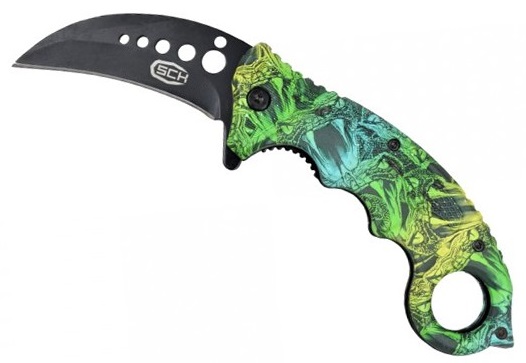 Couteau Karambit Cobra 19cm pliant