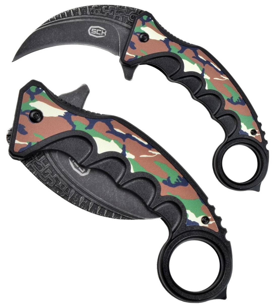Couteau karambit CS GO tactique 18,5cm SCH
