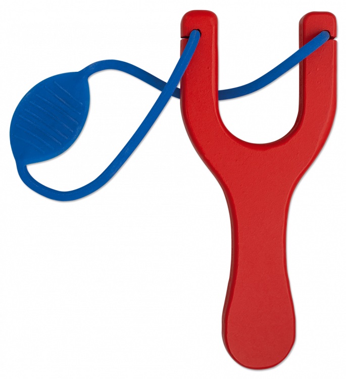 Lance-pierre fronde 18cm de précision bois rouge