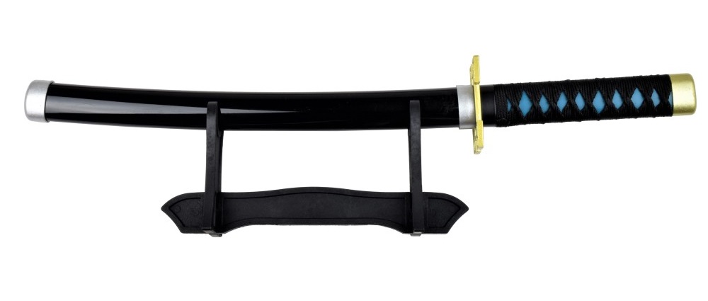 Petit Katana Wakizashi 42,5cm design socle bois