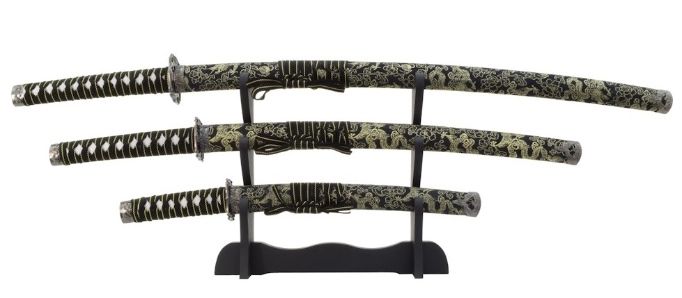 Lot 3 katanas design sabre japonais Katana2