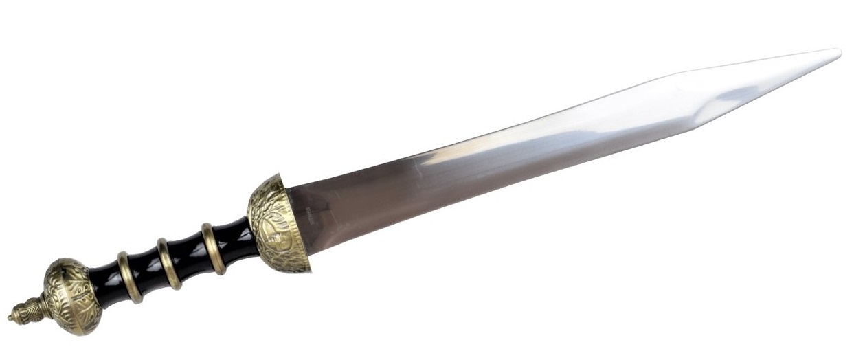 Dague style romaine centurion 43cm en métal - Copie