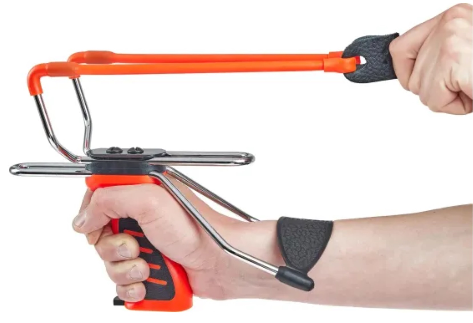 Lance-pierre fronde orange pro + 50 billes offertes
