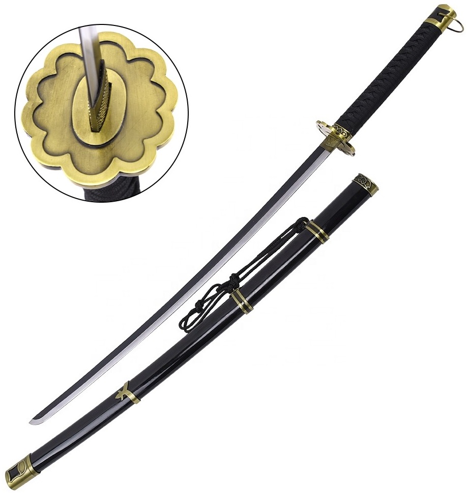 Katana arme design 95,5cm fourreau bois verni noir