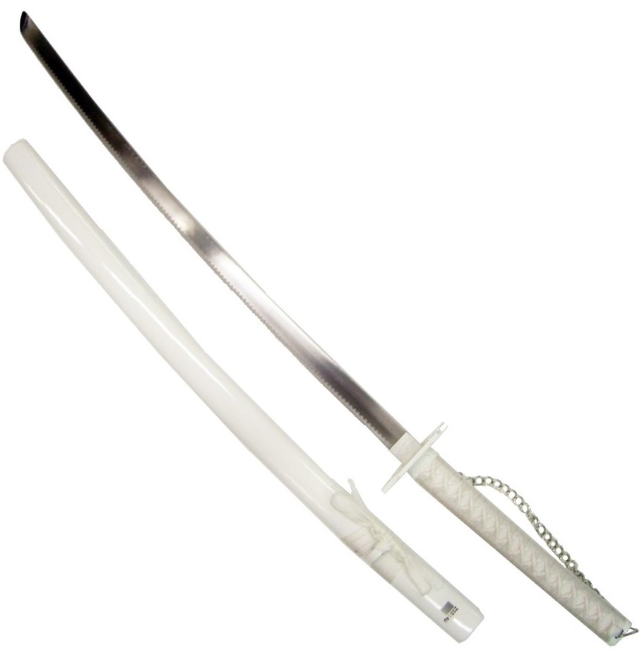 Katana sabre japonais blanc 94,5cm