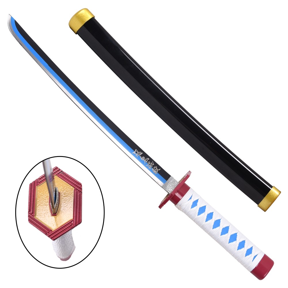 Katana compact Wakizashi 42,5cm + socle bois