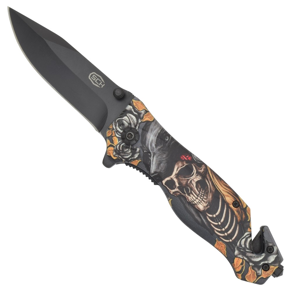 Couteau pliant Squelette 21cm SCH