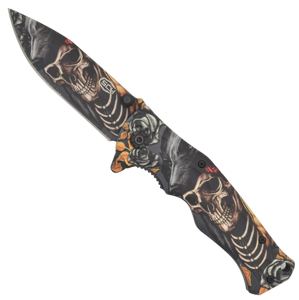 Couteau Squelette 21cm design SCH