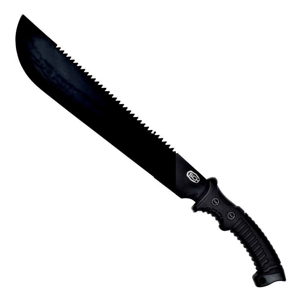 Machette coupe-coupe 46,5cm noir SCH + étui