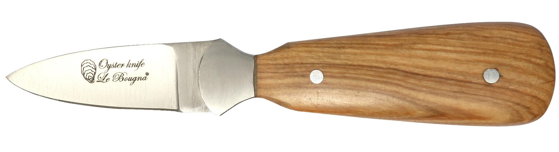 Couteau ouvre-huître 16cm manche bois acier