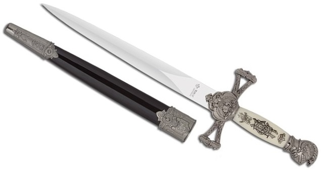 Dague chevalier 31,8cm IMPERIAL lame acier
