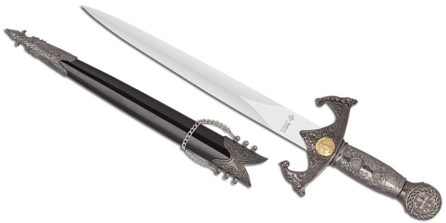 Dague 30,5cm collection manche et lame acier IMPERIAL