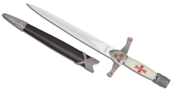 Dague Les Templiers chevaliers 37,2cm IMPERIAL