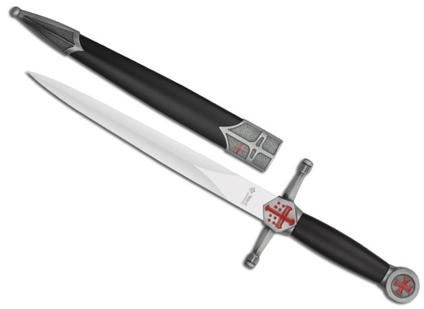 Dague Les Templiers IMPERIAL chevaliers croix 37,5cm