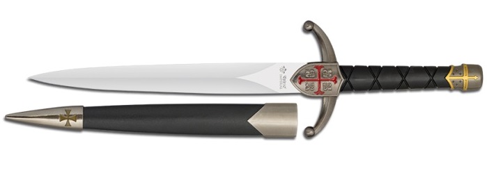 Dague Les Templiers 37cm lame acier